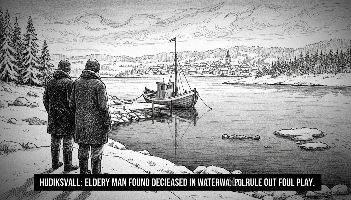 Elderly Man Found Deceased in Hudiksvall Waterway