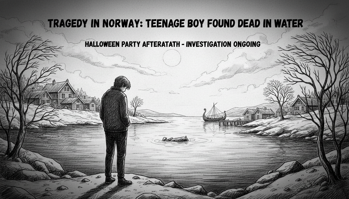Tragedy in Norway: Teenage Boy Found Dead in Water After Halloween Party
