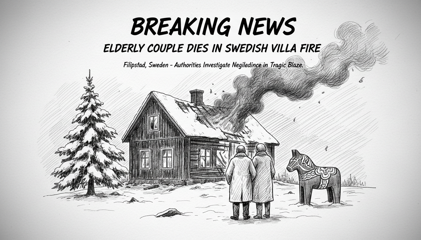 Elderly Couple Dies in Swedish Villa Fire