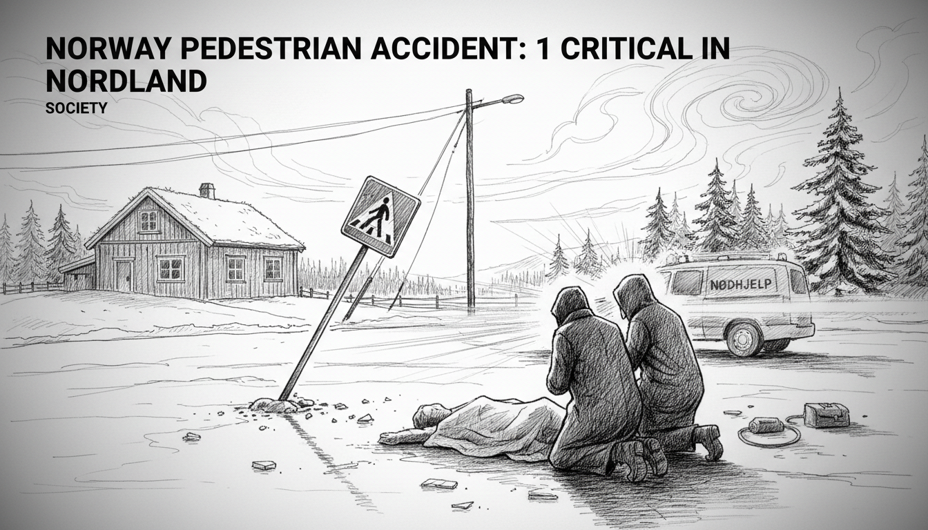 Norway Pedestrian Accident: 1 Critical in Nordland