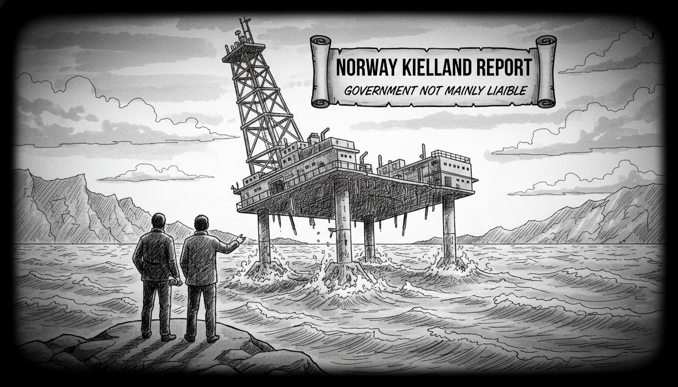 Norway Kielland Report: Government Not Mainly Liable