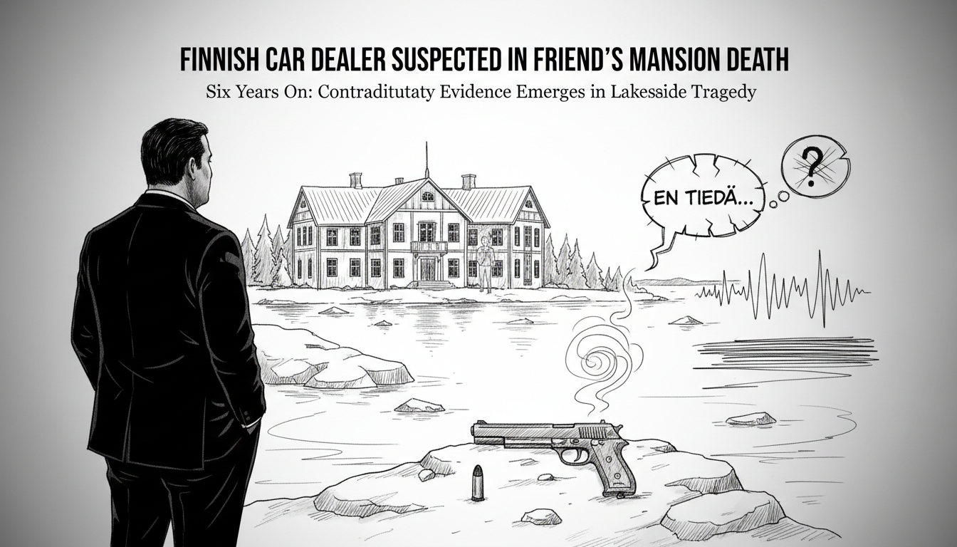 Finnish Car Dealer Suspected in Friend's Mansion Death