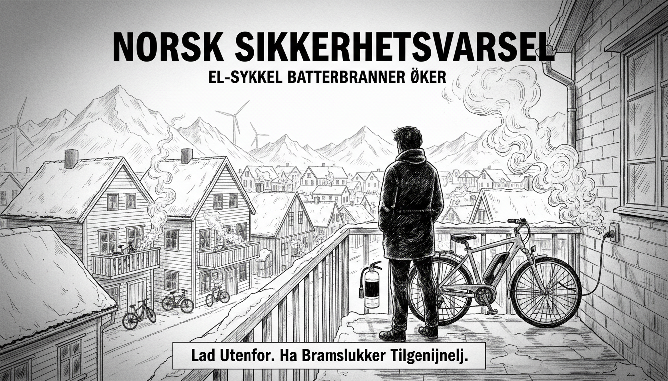 Electric Bike Battery Fires Prompt Norwegian Safety Warning