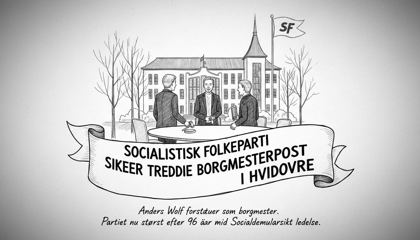 Socialist People's Party Secures Third Mayoral Position in Hvidovre