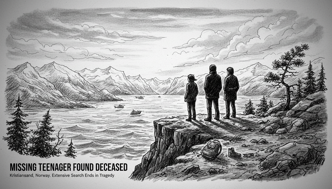 Missing Teenager Found Deceased in Southern Norway Search Operation