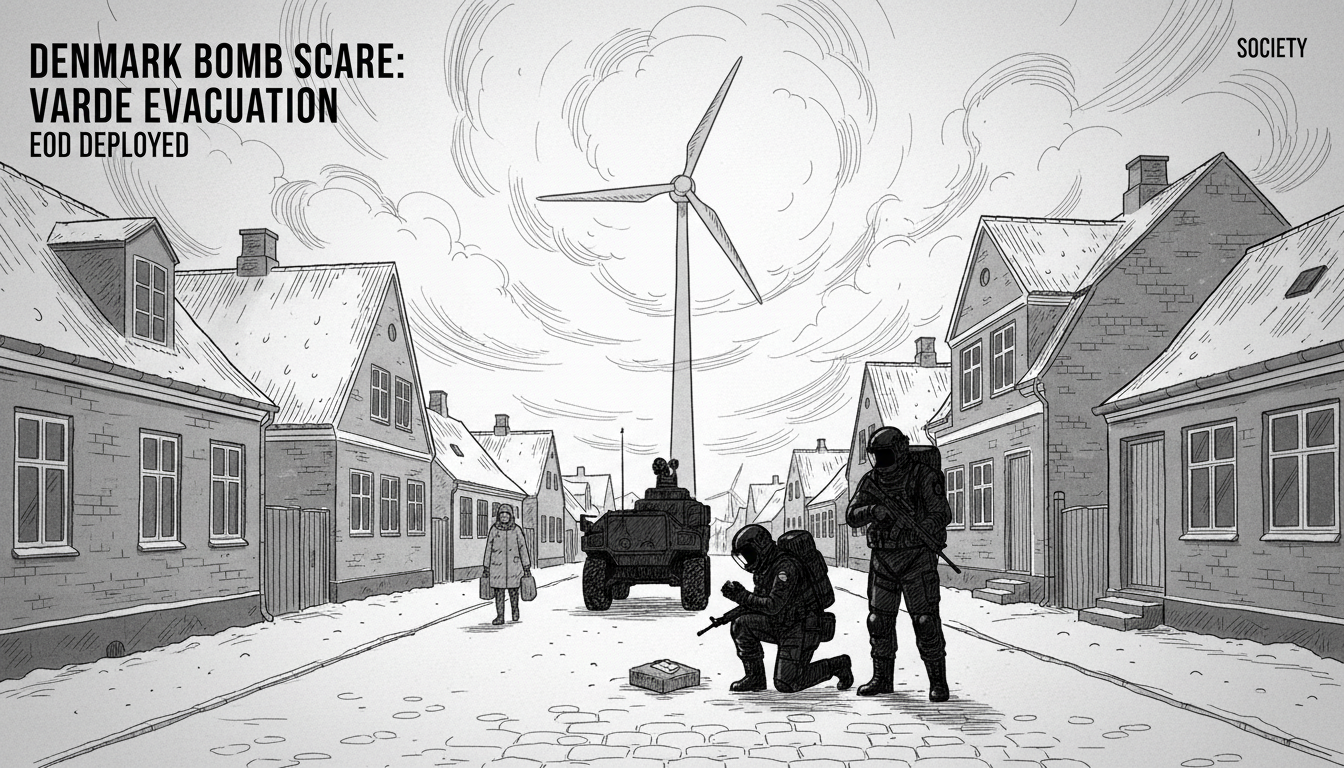 Denmark Bomb Scare: Varde Evacuation, EOD Deployed