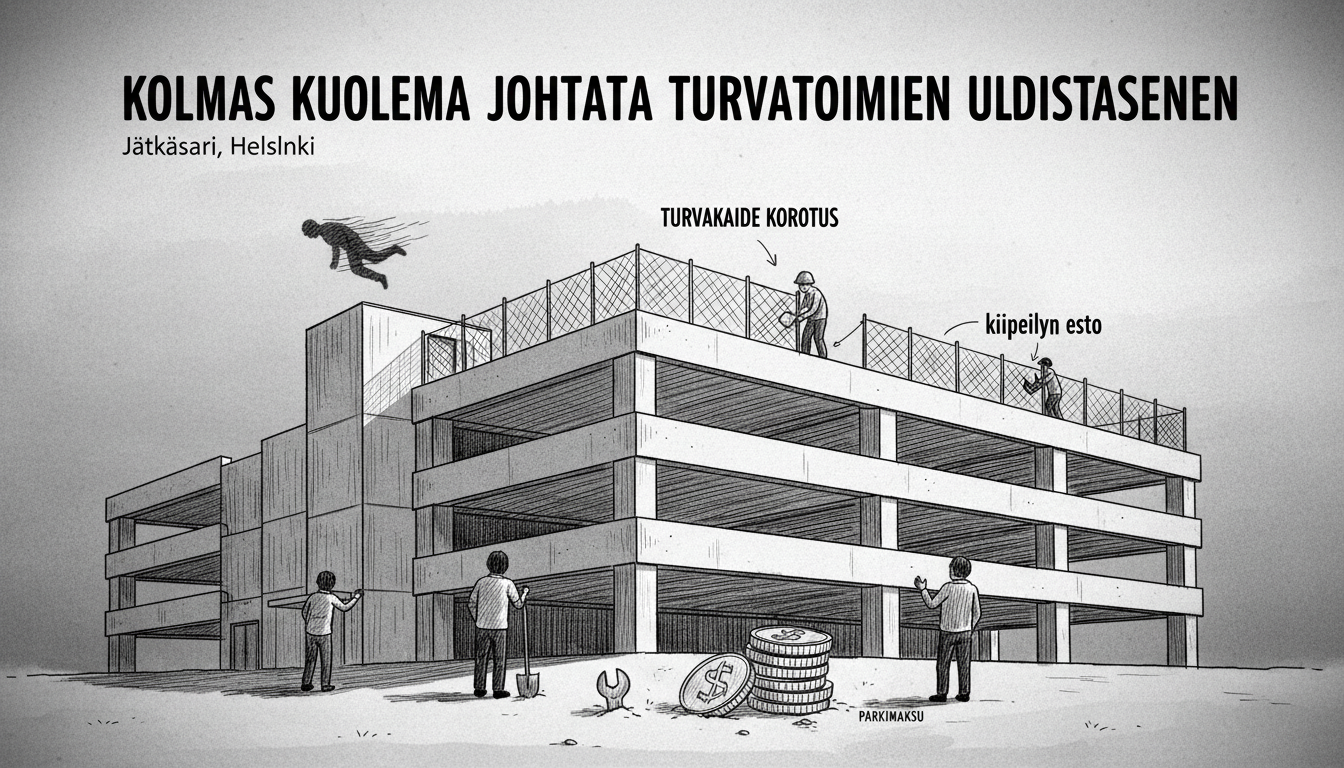 Third Death Prompts Safety Overhaul at Helsinki Parking Facility