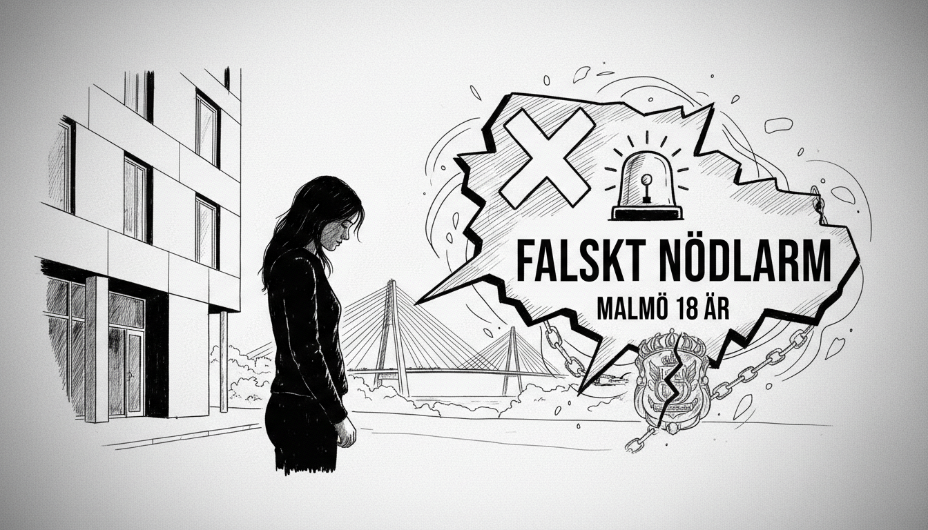 Young Woman Suspected of Making False Emergency Report in Malmö