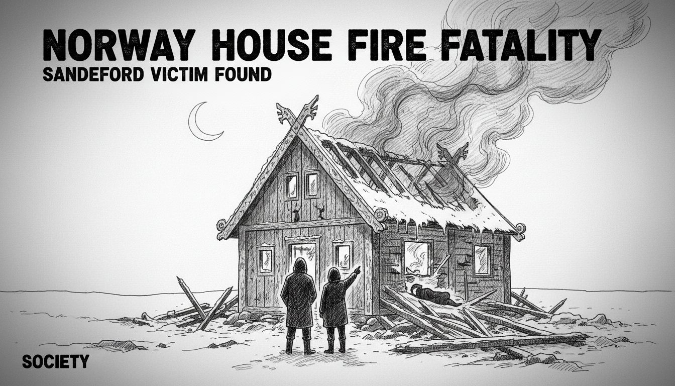 Norway House Fire Fatality: Sandefjord Victim Found