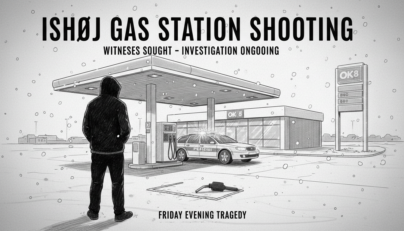 Man Killed in Gas Station Shooting in Ishøj