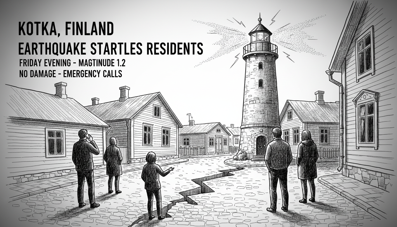 Earthquake Startles Residents in Kotka During Friday Evening