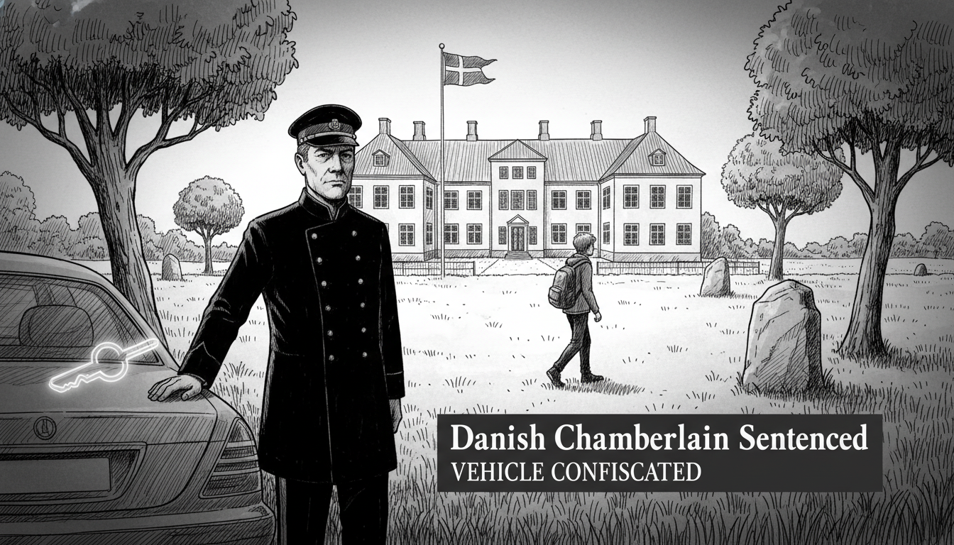 Danish Chamberlain Sentenced for Assault on Estate Property