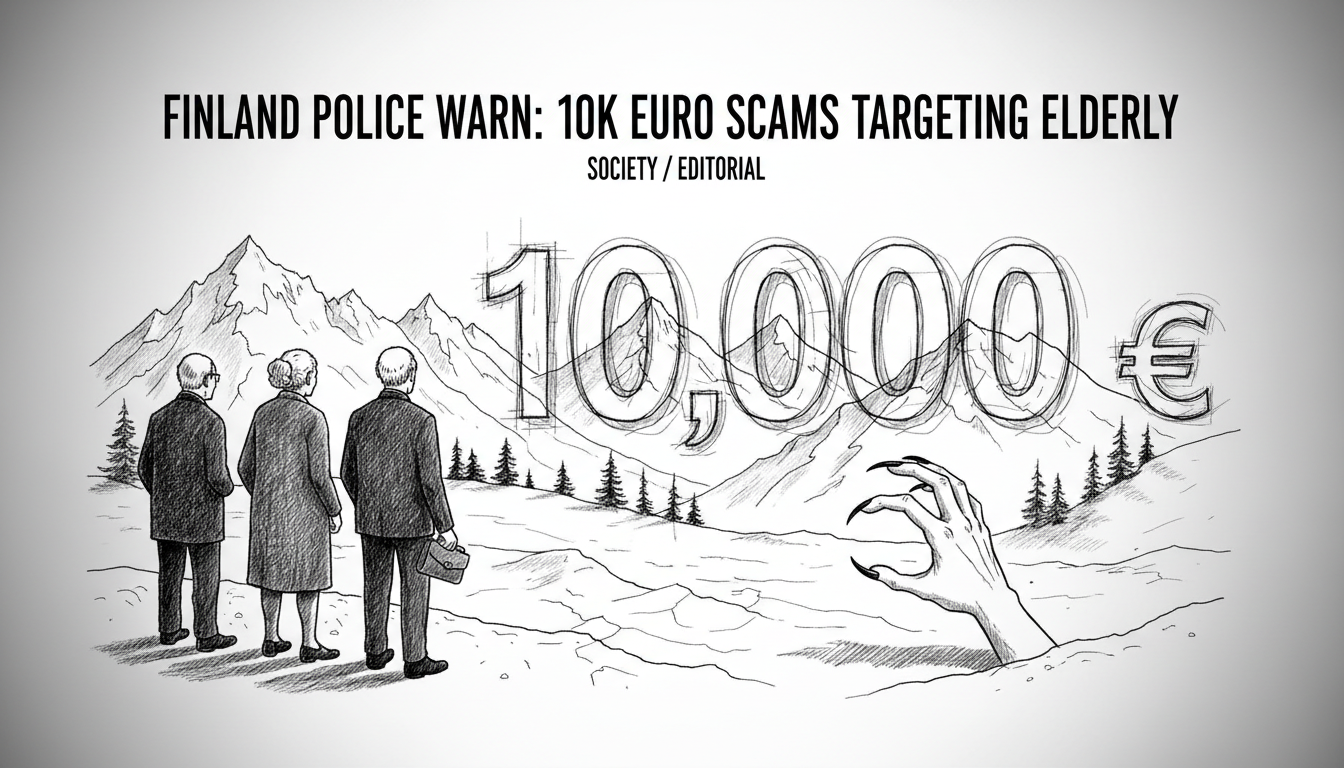 Finland Police Warn of 10K Euro Scams Targeting Elderly