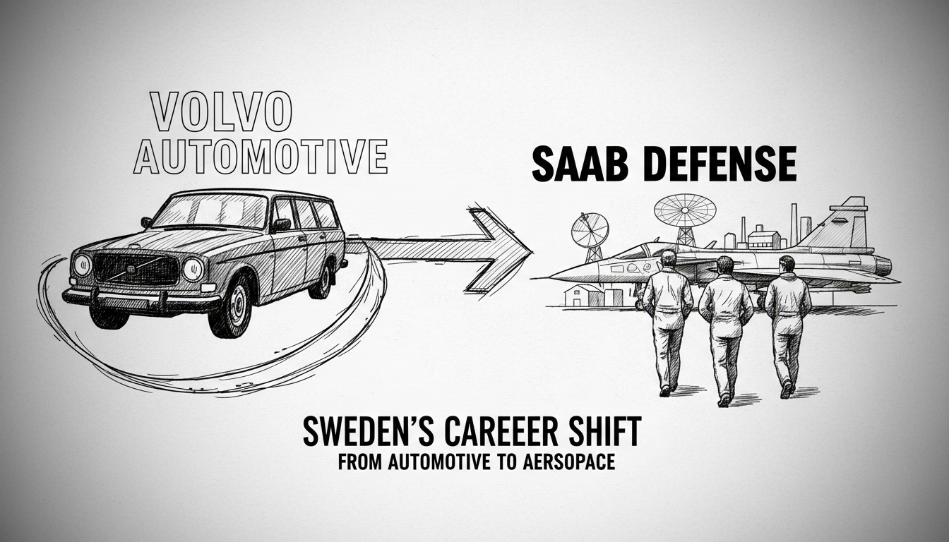 Sweden's Career Shift: From Volvo to Saab Defense Jobs