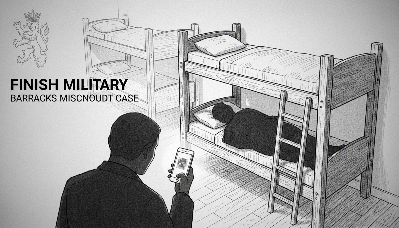 Finnish Military Investigates Barracks Misconduct Case