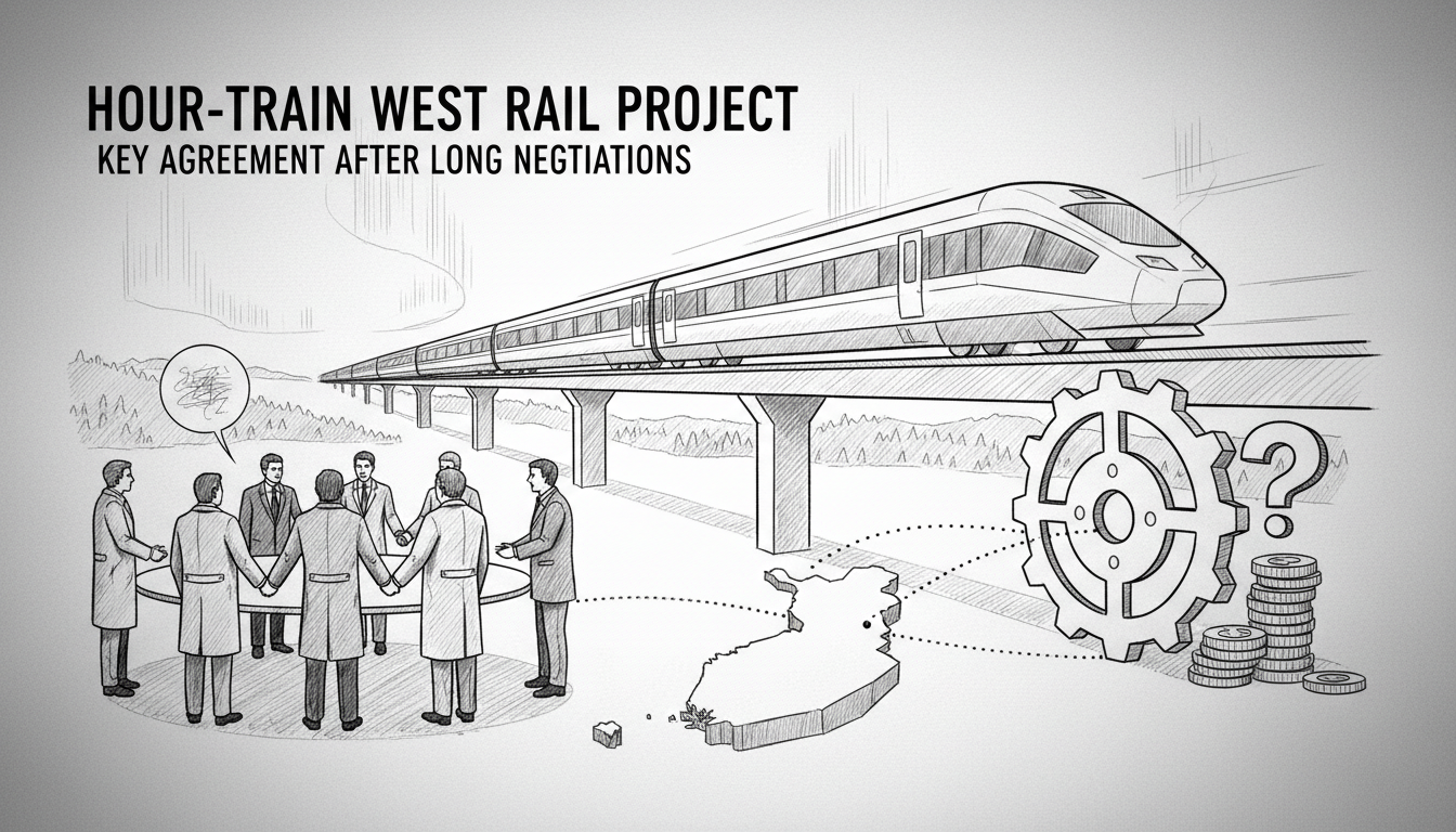 Hour-Train West Rail Project Reaches Key Agreement After Long Negotiations