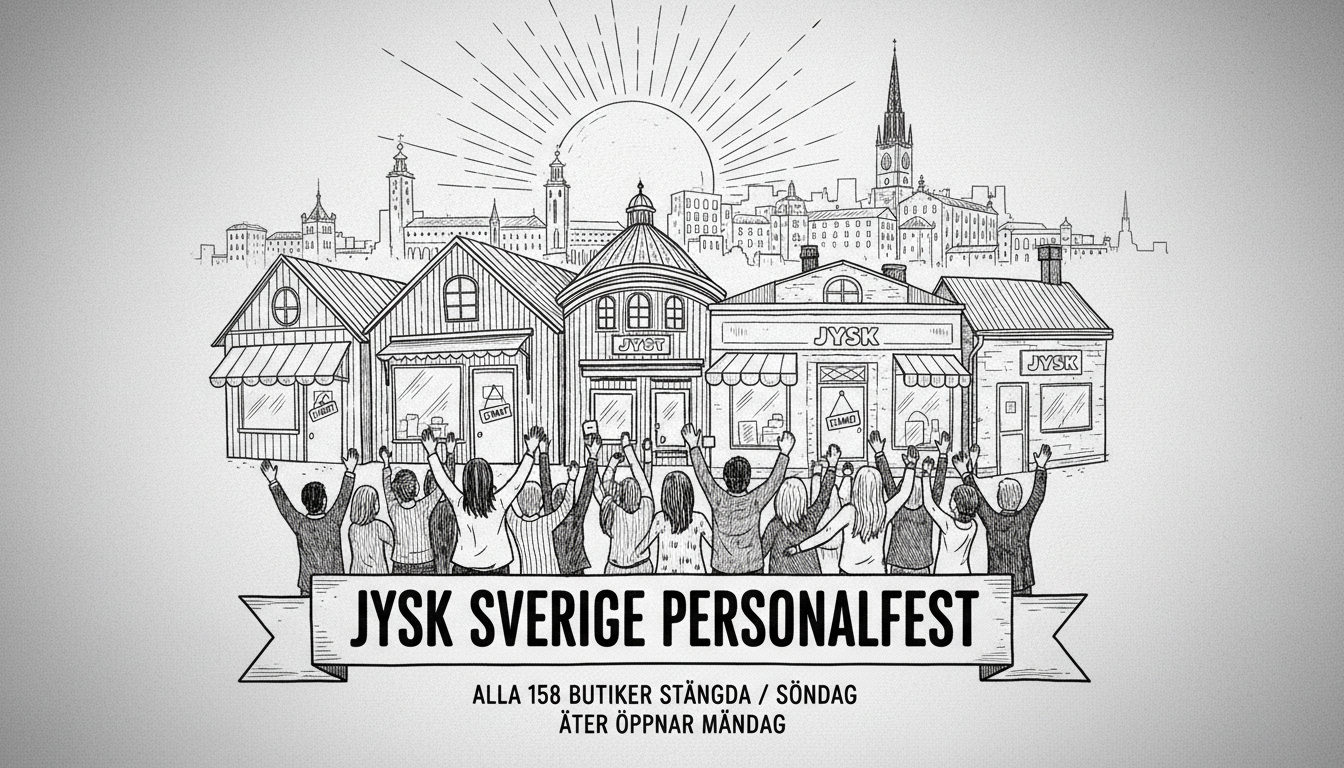 Jysk Closes All Swedish Stores for Annual Staff Party