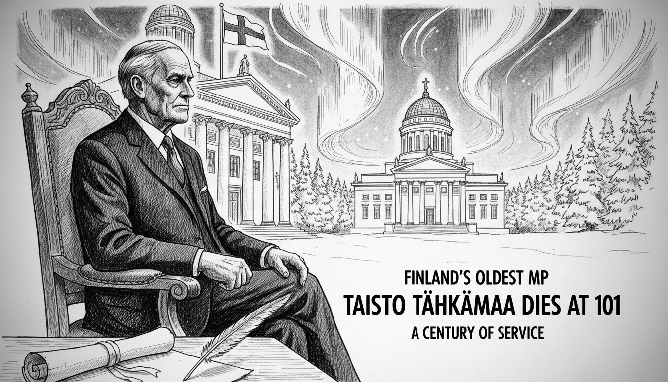Finland's Oldest MP Taisto Tähkämaa Dies at 101