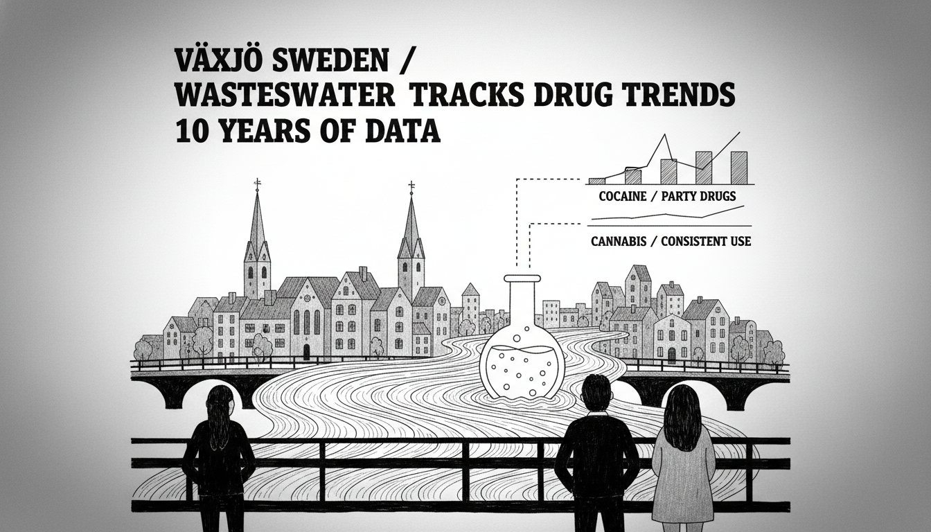 Swedish city tracks drug use through wastewater for 10 years