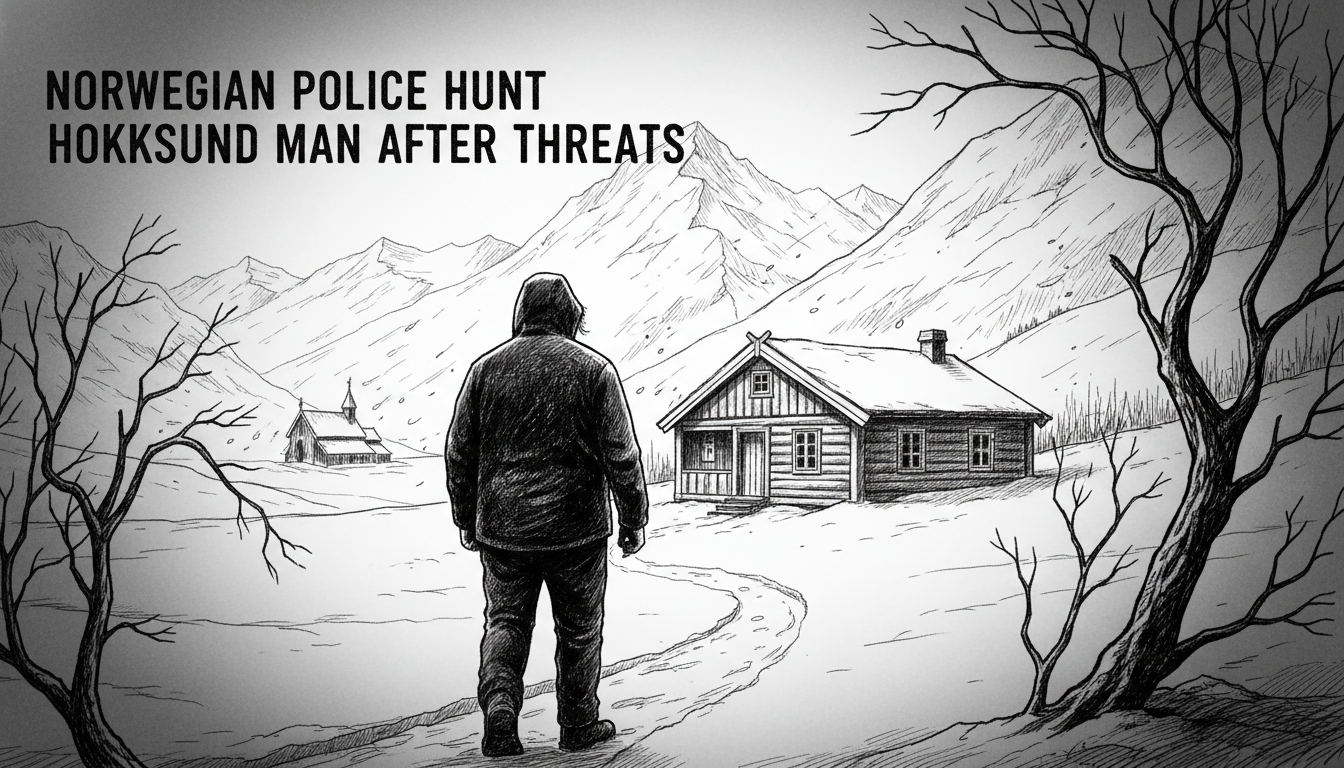 Norwegian Police Hunt Hokksund Man After Threats