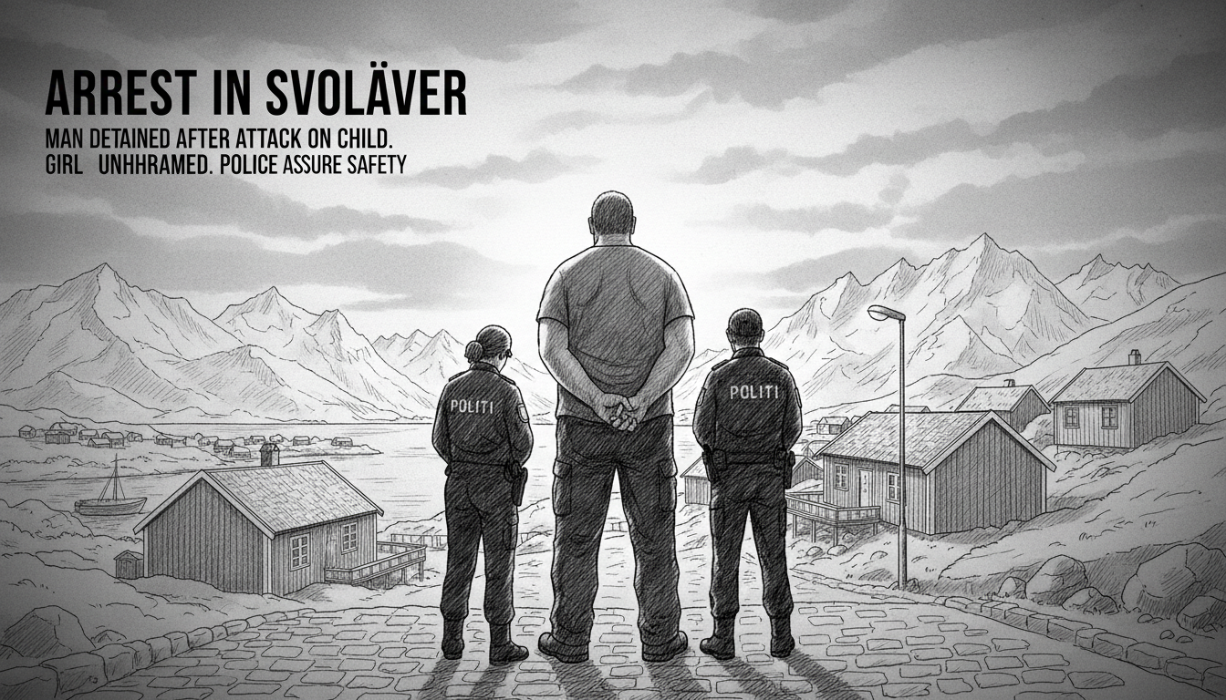 Man arrested after attacking 11-year-old girl in Svolvær