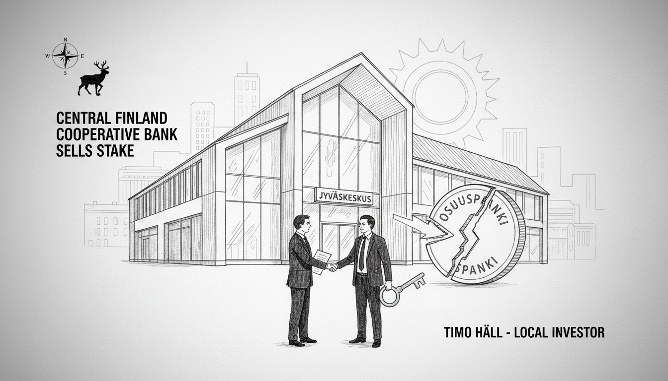 Central Finland Cooperative Bank Sells Stake in Jyväskeskus Shopping Center