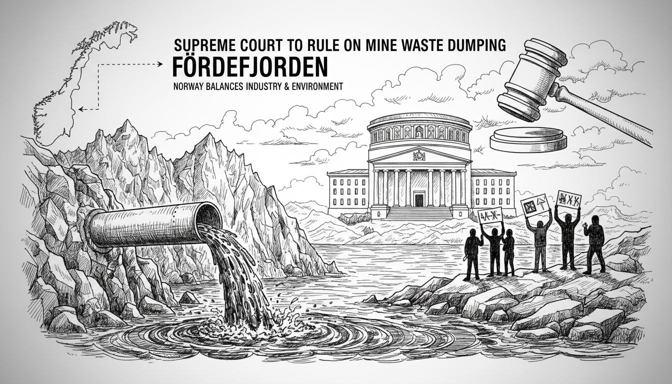 Supreme Court to Rule on Controversial Mine Waste Dumping in Førdefjorden