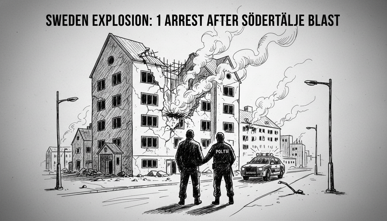 Sweden Explosion: 1 Arrest After Södertälje Blast