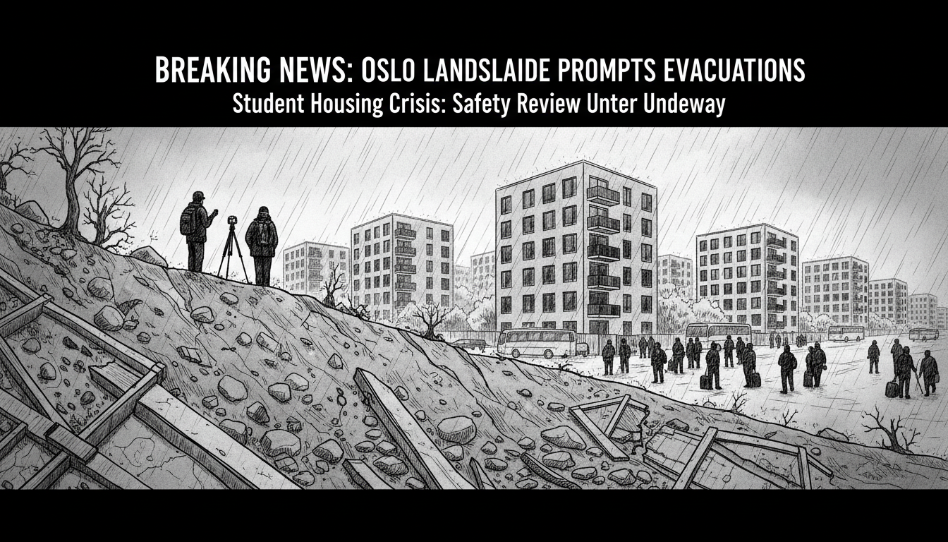 Landslide at Oslo Student Housing Prompts Evacuations and Safety Review