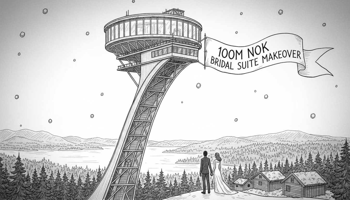 Norway's Iconic Tower Gets 100M NOK Bridal Suite Makeover