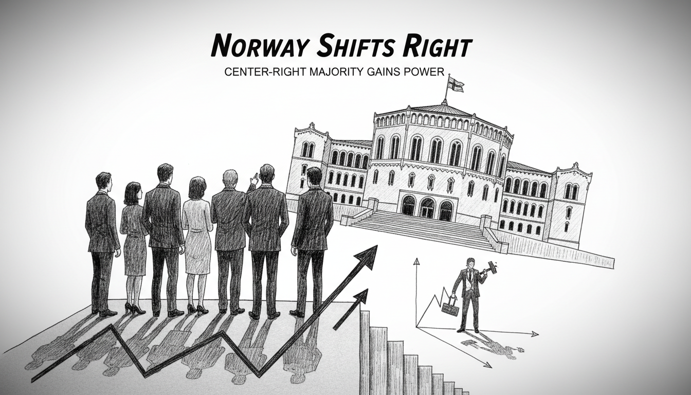 Center-Right Parties Gain Majority in Latest Norwegian Poll
