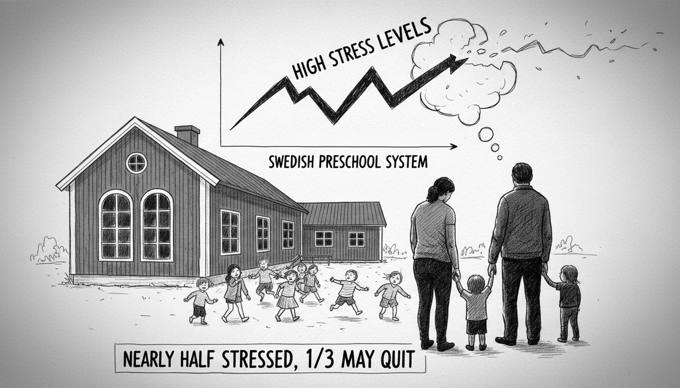 High Stress Levels Threaten Swedish Preschool System, International Study Reveals
