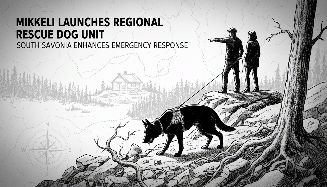 Mikkeli Launches First Regional Rescue Dog Unit in South Savonia