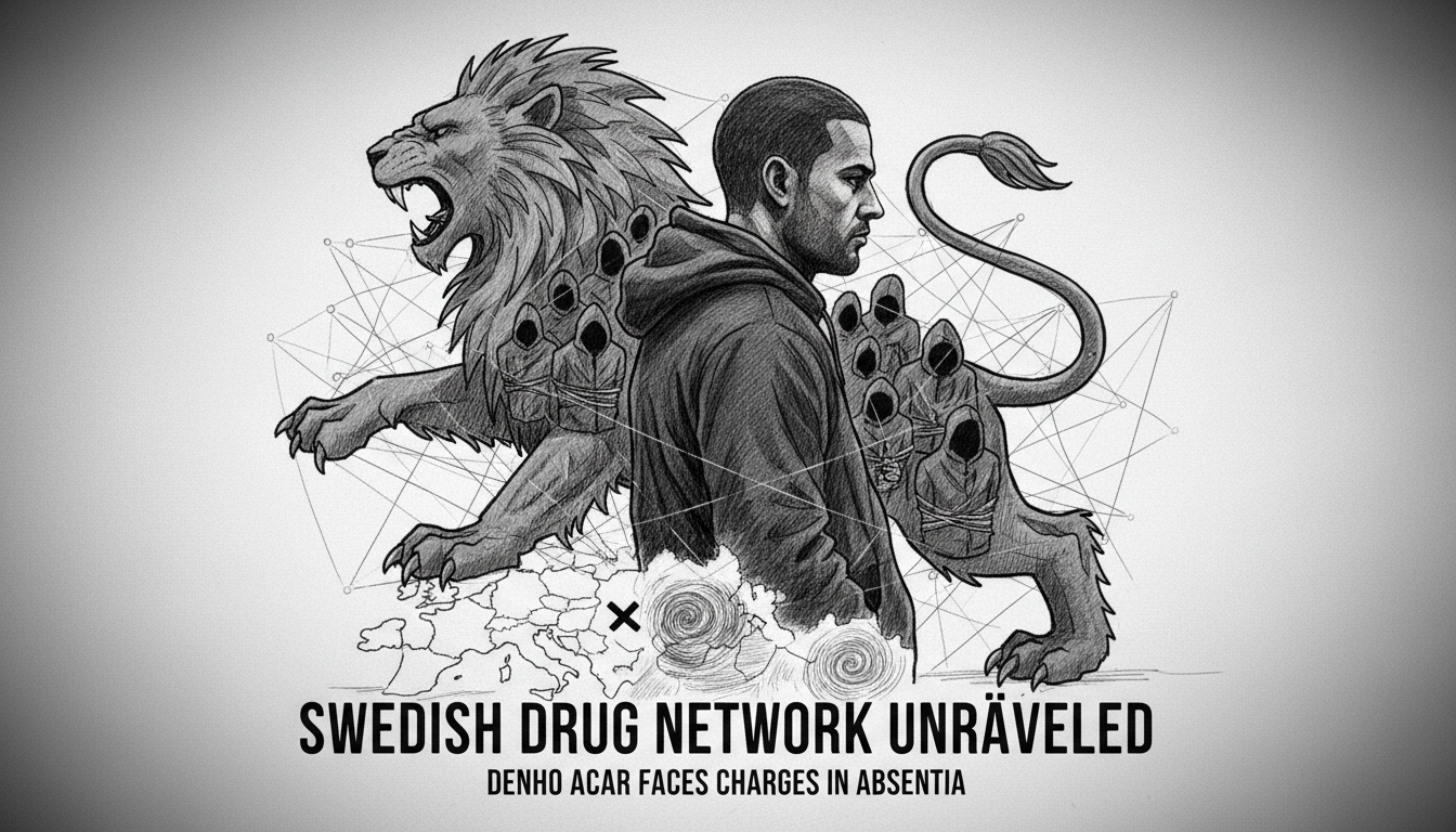 Major Swedish Drug Network Unraveled as Gang Leader Faces Charges