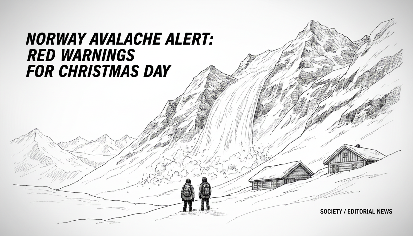 Norway Avalanche Alert: Red Warnings for Christmas Day