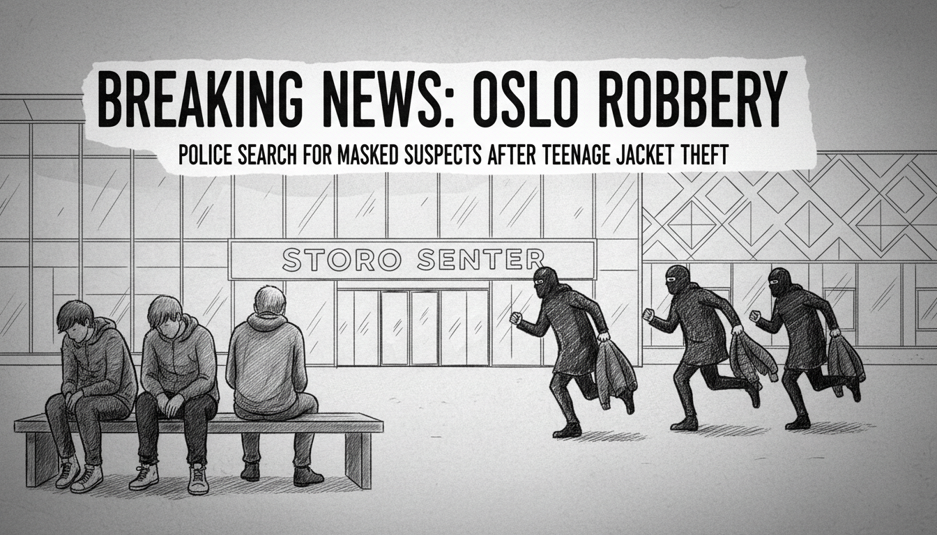 Police Search for Masked Suspects After Oslo Robbery