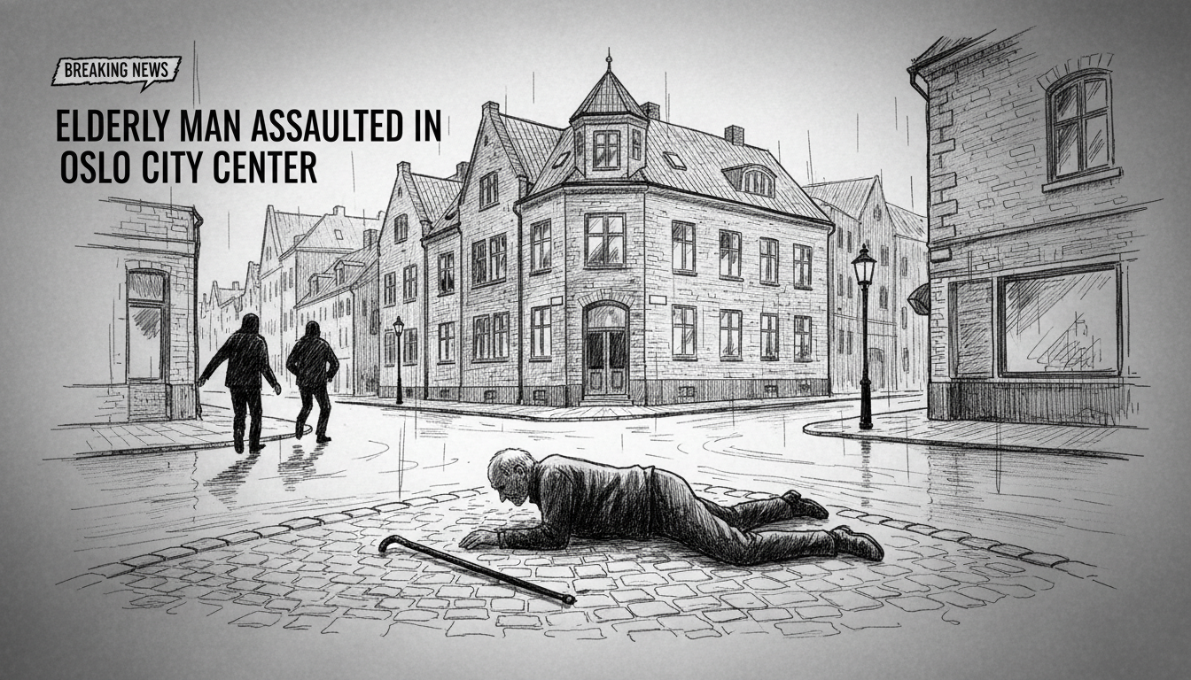 Elderly Man Assaulted in Oslo City Center