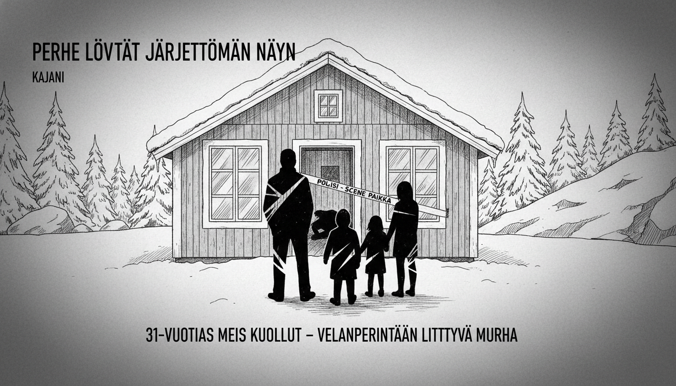Family Discovers Gruesome Scene at Home of 31-Year-Old Man in Kajaani