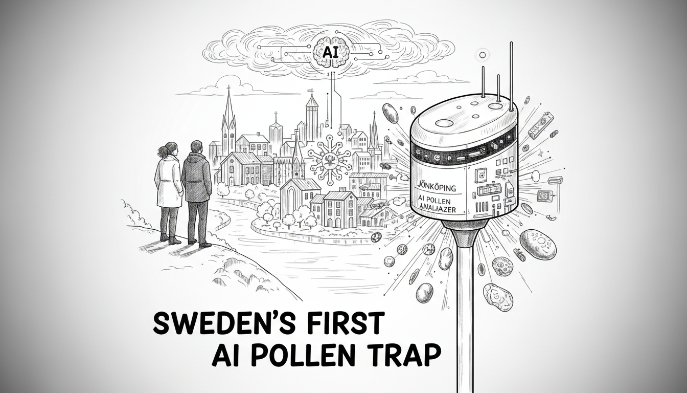Jönköping Installs Sweden's First AI-Powered Pollen Trap