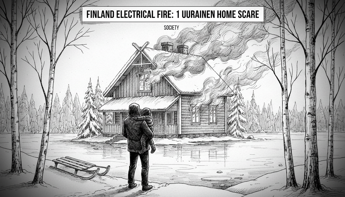 Finland Electrical Fire: 1 Uurainen Home Scare