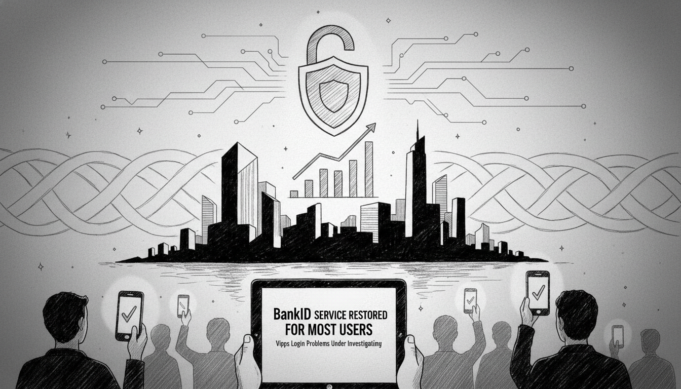 BankID Service Restored for Most Users After Outage