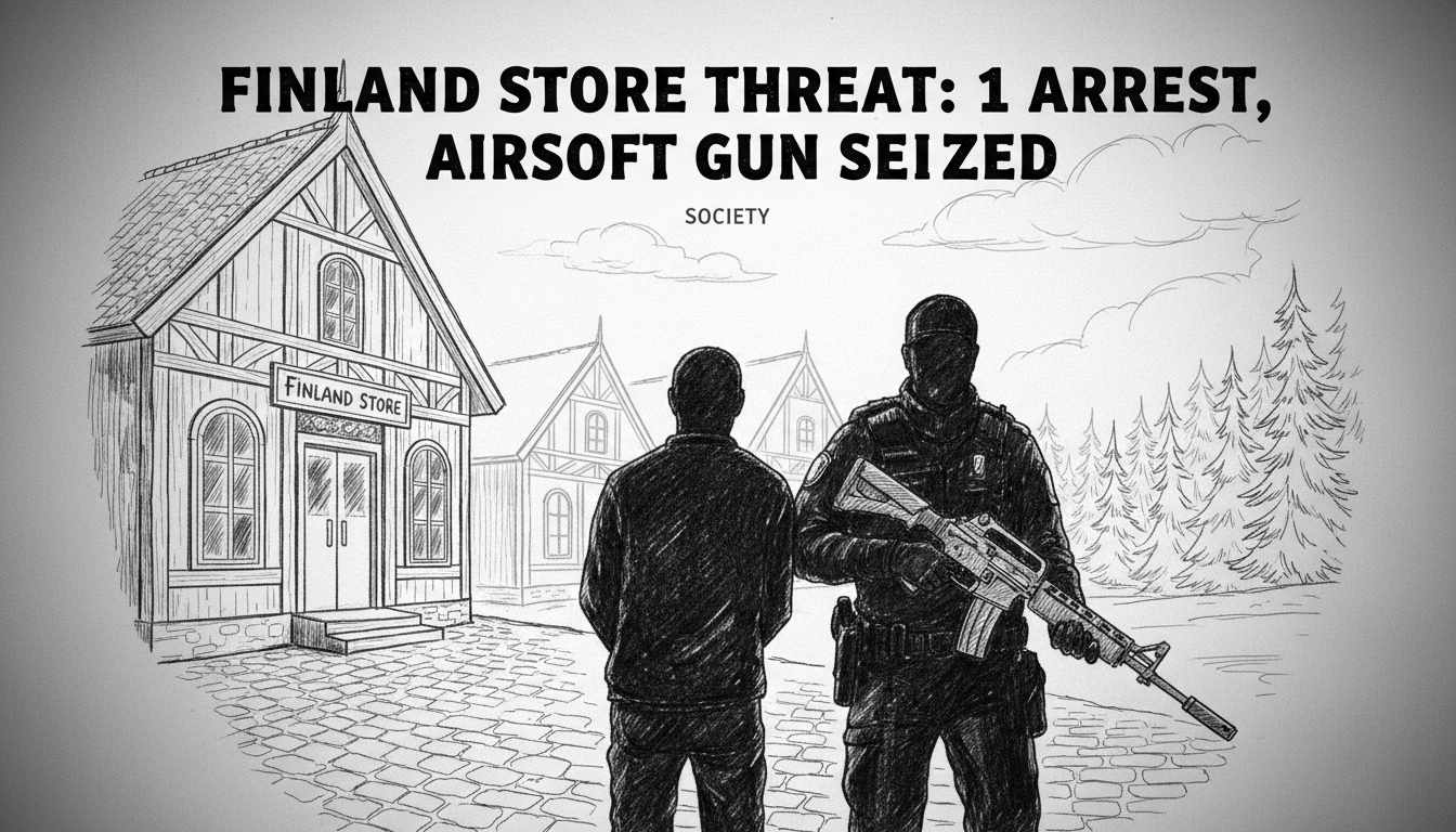 Finland Store Threat: 1 Arrest, Airsoft Gun Seized