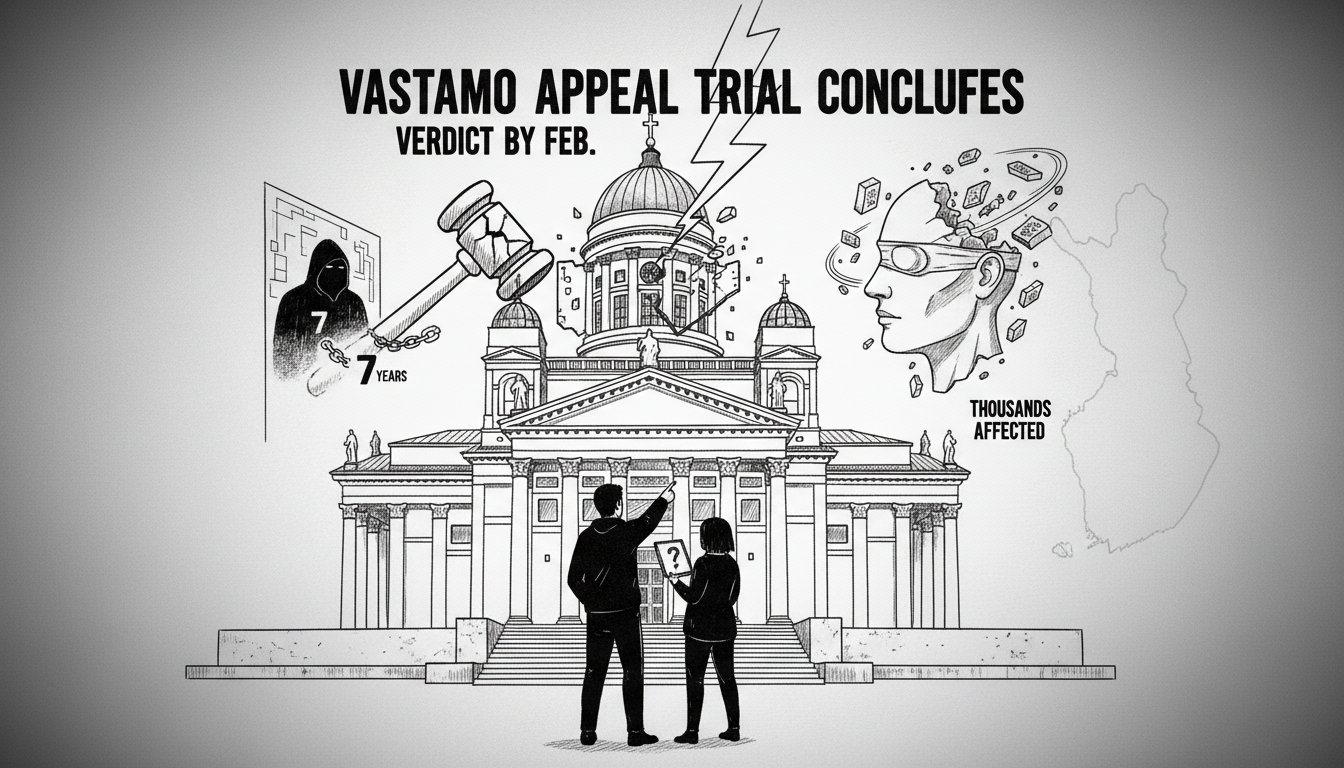 Vastaamo Therapy Center Appeal Trial Concludes, Verdict Expected by February
