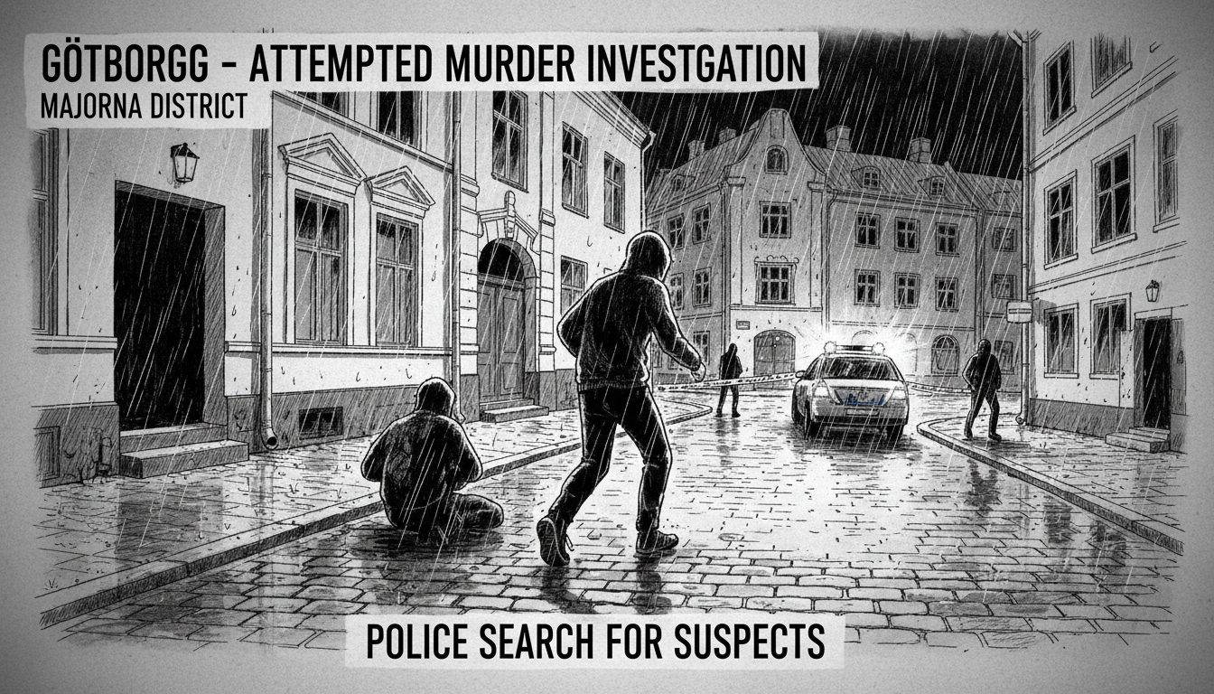 Attempted Murder Investigation in Gothenburg's Majorna District
