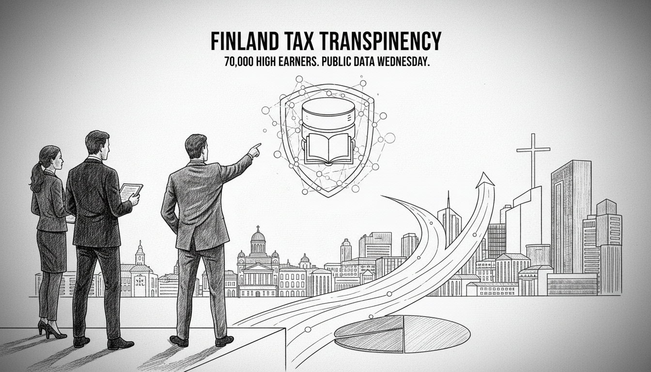 Finnish Tax Database Opens Wednesday Morning Covering 70,000 High Earners