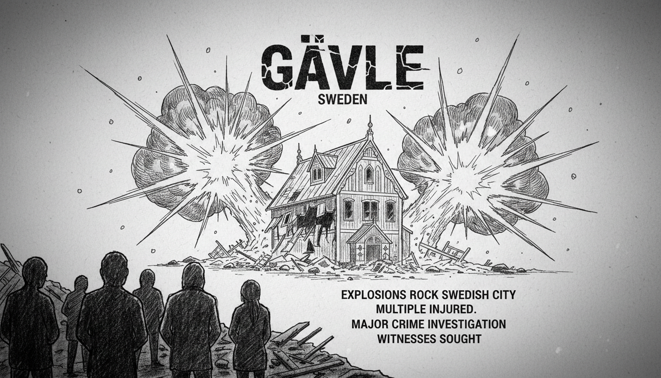 Explosions Rock Swedish City Leaving Multiple Injured