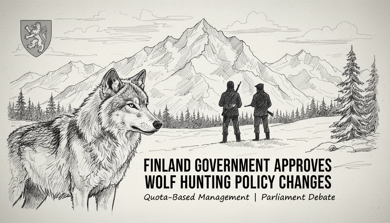 Finland Government Approves Wolf Hunting Policy Changes