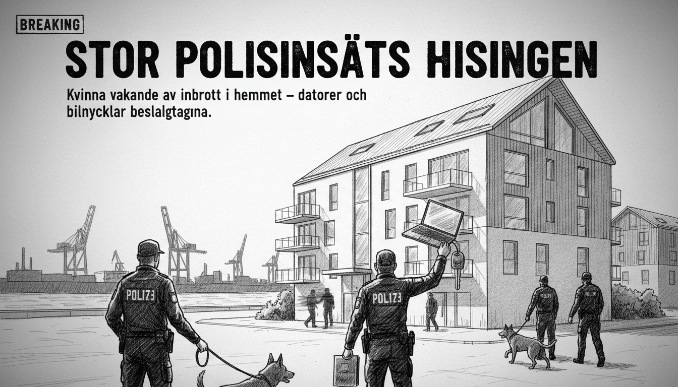 Major Police Operation on Hisingen After Home Invasion