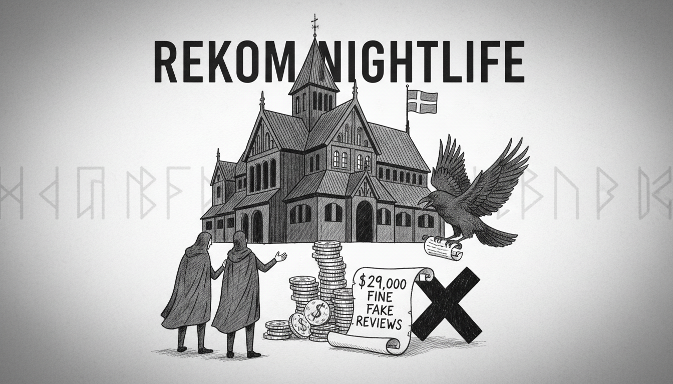 Denmark Fines Nightlife Giant Rekom $29K for Fake Reviews