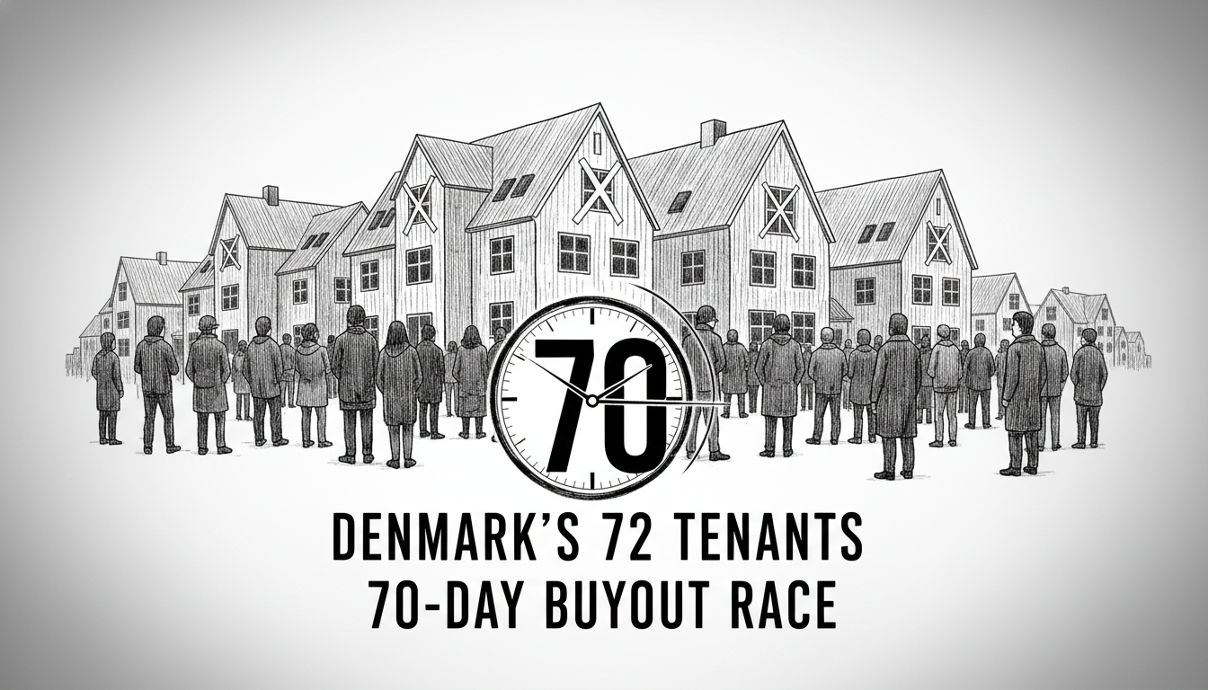 Denmark's 72 Tenants Face 70-Day Buyout Race